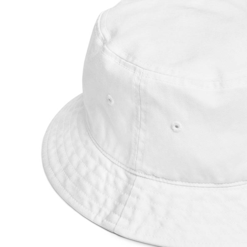 Meditation Bucket Hat – Unisex Organic Pure Cotton Summer Hat | Meditate Medication Clothes (Black Text) - Image 16