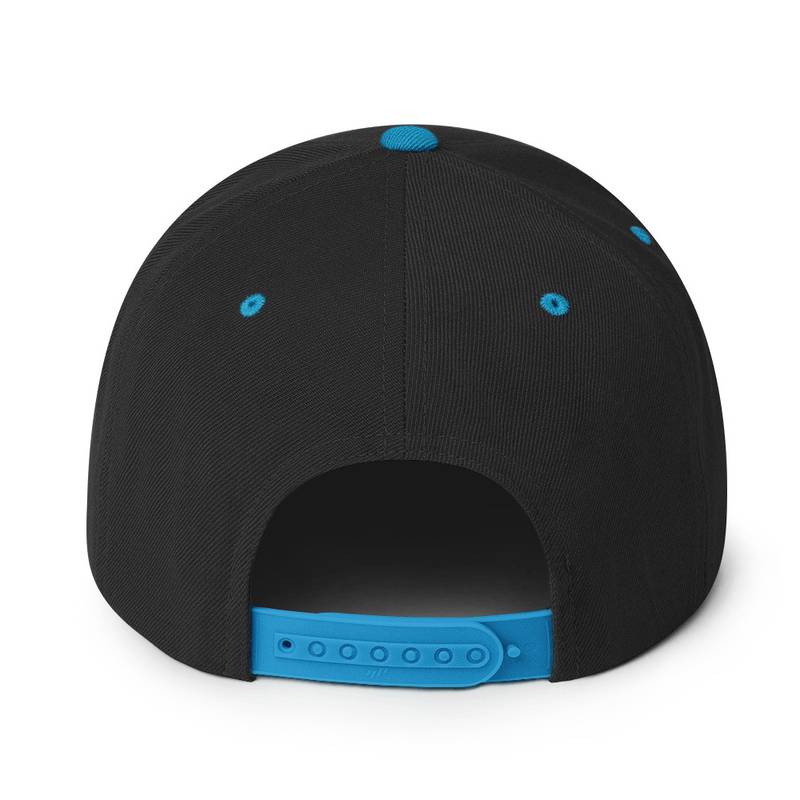 Multiversal Simulation Snapback Cap – Unisex Holographic Universe Clothes (White Text) - Image 2