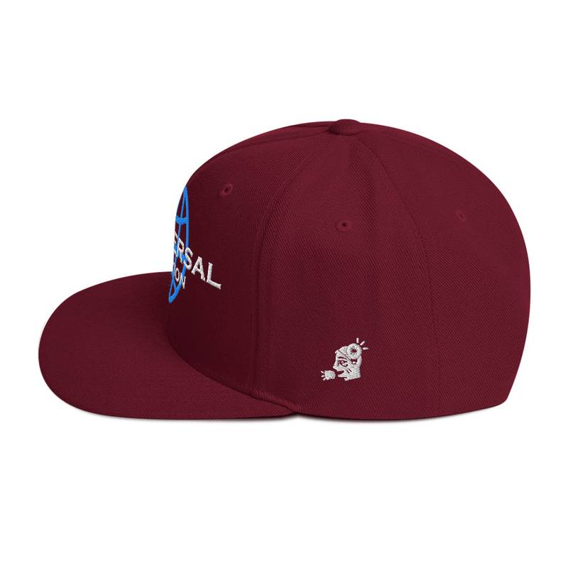 Multiversal Simulation Snapback Cap – Unisex Holographic Universe Clothes (White Text) - Image 27