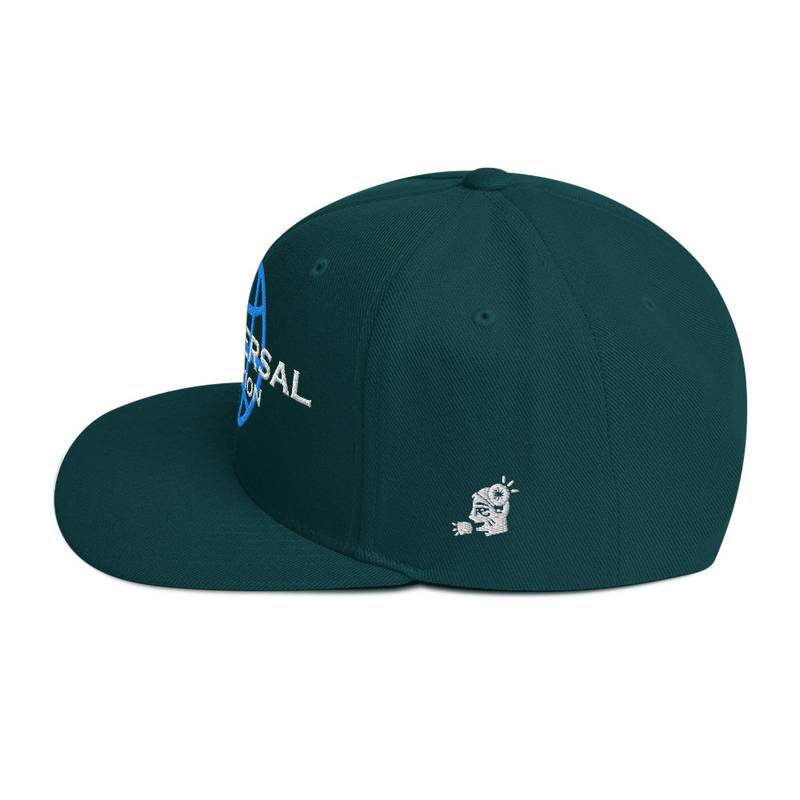 Multiversal Simulation Snapback Cap – Unisex Holographic Universe Clothes (White Text) - Image 43