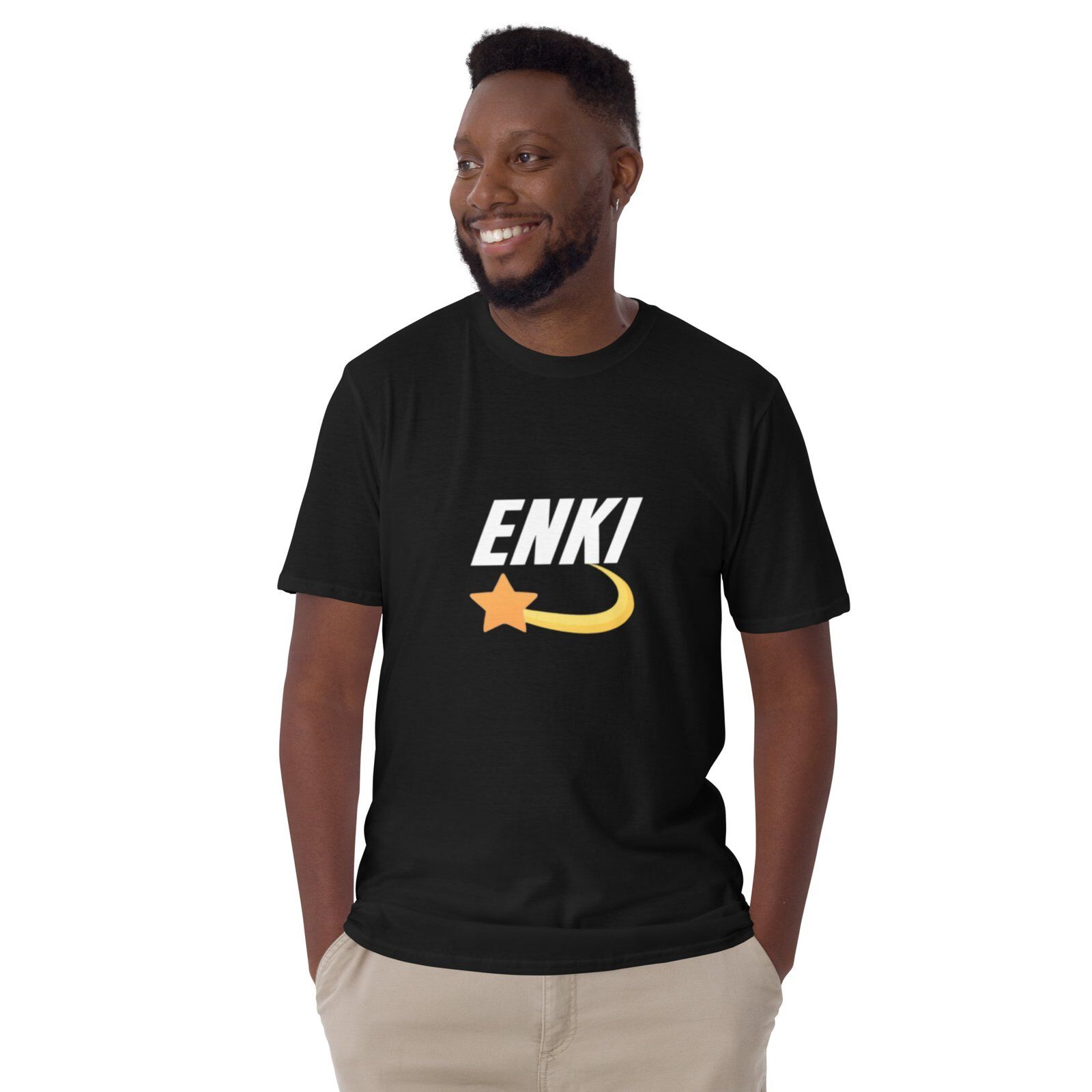 Enki T-Shirt - Unisex 100% Cotton Tee | Mind Expanding Ancient Activist Clothes (White Text) - Image 3