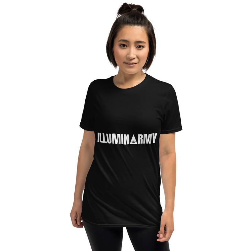 Illuminarmy T-Shirt – Unisex 100% Cotton Illuminati Tee | Inspirational Activist Clothes (White Text) - Image 5