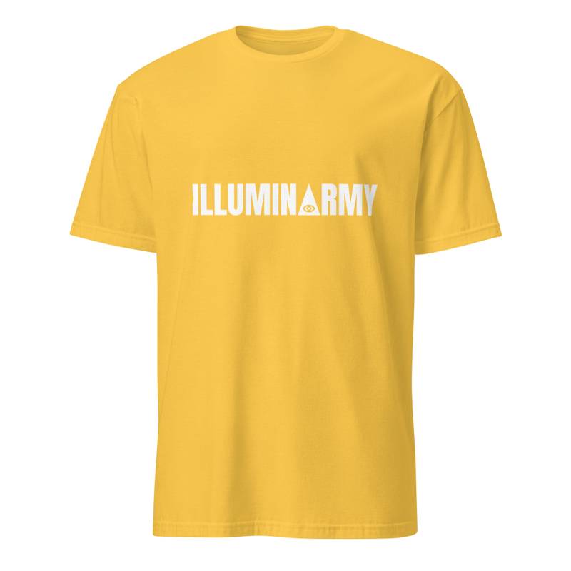 Illuminarmy T-Shirt – Unisex 100% Cotton Illuminati Tee | Inspirational Activist Clothes (White Text) - Image 25