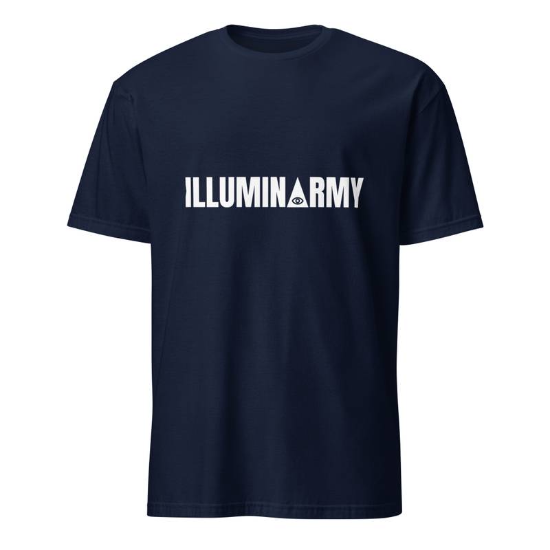Illuminarmy T-Shirt – Unisex 100% Cotton Illuminati Tee | Inspirational Activist Clothes (White Text) - Image 13