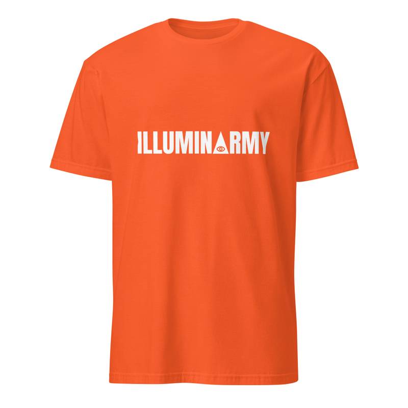 Illuminarmy T-Shirt – Unisex 100% Cotton Illuminati Tee | Inspirational Activist Clothes (White Text) - Image 21