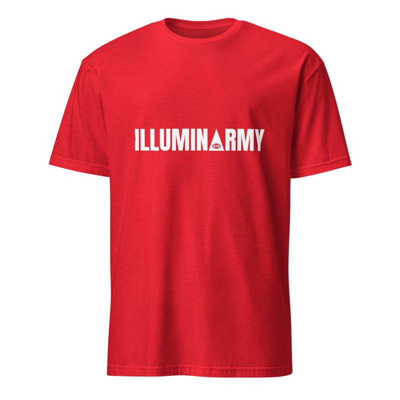 Illuminarmy T-Shirt – Unisex 100% Cotton Illuminati Tee | Inspirational Activist Clothes (White Text) - Image 17