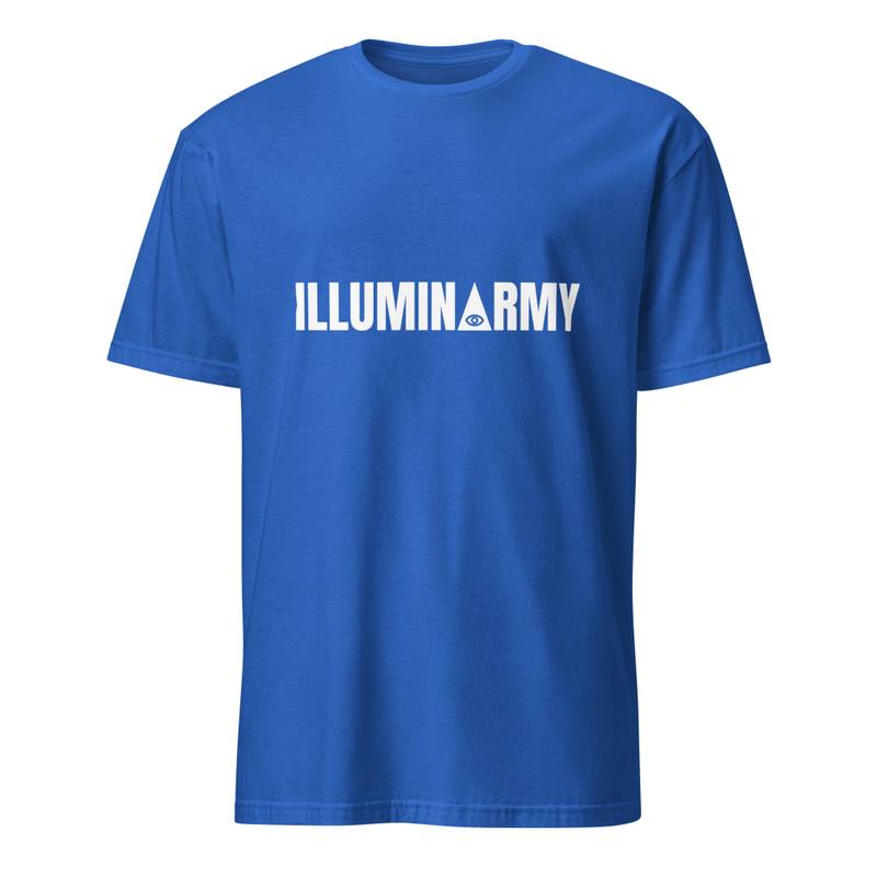 Illuminarmy T-Shirt – Unisex 100% Cotton Illuminati Tee | Inspirational Activist Clothes (White Text) - Image 19
